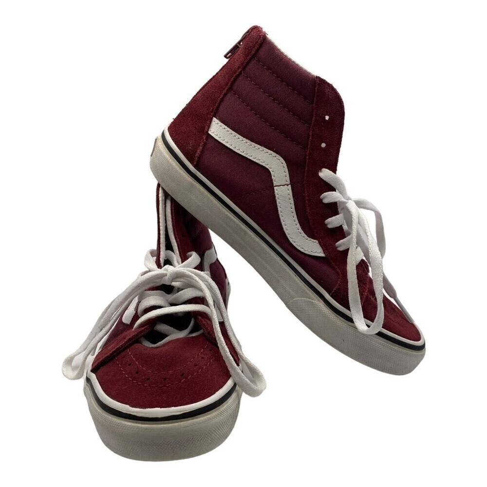 Vans SK8-HI Top Skateboard Shoes Youth Size 2.5 Lace Up Sneakers